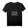 Damen T-Shirt 'Dahoam Is Wo Meine Hehna San' – Bayrisches Bauernhof Motiv mit Hühnern, V-Ausschnitt, ideal für Bäuerinnen & Hühnerzüchter