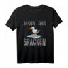 Moin ihr Spacken Norddeutschland Möwe lustiges Plattdeutsch T-Shirt – Perfekt für Nordlichter, Möwen-Fans & als Heimatgeschenk