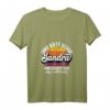 Damen Sandra Spruch T-Shirt - Und Gott schuf Sandra mit V-Ausschnitt, Vintage Retro Design, Perfekt zum Geburtstag