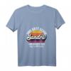 Damen Sandra Spruch T-Shirt - Und Gott schuf Sandra mit V-Ausschnitt, Vintage Retro Design, Perfekt zum Geburtstag
