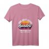 Damen Sandra Spruch T-Shirt - Und Gott schuf Sandra mit V-Ausschnitt, Vintage Retro Design, Perfekt zum Geburtstag