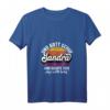 Damen Sandra Spruch T-Shirt - Und Gott schuf Sandra mit V-Ausschnitt, Vintage Retro Design, Perfekt zum Geburtstag