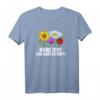 Damen Garten Spruch T-Shirt mit Blumen und Bienen Motiv – Lustiges Geschenk für Floristin, Gärtnerin & Gartenliebhaberinnen