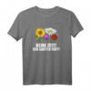 Damen Garten Spruch T-Shirt mit Blumen und Bienen Motiv – Lustiges Geschenk für Floristin, Gärtnerin & Gartenliebhaberinnen