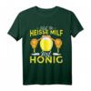 Lustiges Milfhunter T-Shirt mit Spruch 'Jetzt ne heiße MILF mit Honig' - Perfekt für Party, Geburtstag & Weihnachten