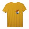 Starry Night Van Gogh mit Sonnenblumen Motiv - Kunst Grafik Pocket T-Shirt, ideales Geschenk für Kunstliebhaber und Van Gogh Fans