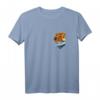 Starry Night Van Gogh mit Sonnenblumen Motiv - Kunst Grafik Pocket T-Shirt, ideales Geschenk für Kunstliebhaber und Van Gogh Fans