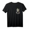 Weißer Wolf in Tasche T-Shirt – Niedliches Tiermotiv Geschenk für Weihnachten, Geburtstag & Freunde