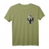Weißer Wolf in Tasche T-Shirt – Niedliches Tiermotiv Geschenk für Weihnachten, Geburtstag & Freunde