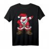 Lustiges Dabbing Weihnachtsmann Kurzarm T-Shirt - Perfektes Weihnachtsgeschenk für Familie und Freunde
