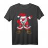 Lustiges Dabbing Weihnachtsmann Kurzarm T-Shirt - Perfektes Weihnachtsgeschenk für Familie und Freunde