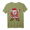 Lustiges Dabbing Weihnachtsmann Kurzarm T-Shirt - Perfektes Weihnachtsgeschenk für Familie und Freunde