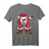 Lustiges Dabbing Weihnachtsmann Kurzarm T-Shirt - Perfektes Weihnachtsgeschenk für Familie und Freunde