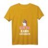 Damen Einhorn Bin da kann losgehen T-Shirt mit V-Ausschnitt - Lustiges Party Shirt für Frauen, Geburtstagsgeschenk & Festivaloutfit