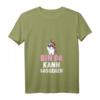 Damen Einhorn Bin da kann losgehen T-Shirt mit V-Ausschnitt - Lustiges Party Shirt für Frauen, Geburtstagsgeschenk & Festivaloutfit