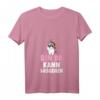Damen Einhorn Bin da kann losgehen T-Shirt mit V-Ausschnitt - Lustiges Party Shirt für Frauen, Geburtstagsgeschenk & Festivaloutfit