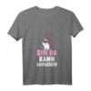 Damen Einhorn Bin da kann losgehen T-Shirt mit V-Ausschnitt - Lustiges Party Shirt für Frauen, Geburtstagsgeschenk & Festivaloutfit