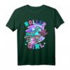 Roller Girls Skating Motiv T-Shirt mit Spruch 'Let's Roll Squad!' – Retro Vintage Look für Skaterinnen & Inline Skates Party