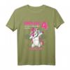 Kinder Einhornparty zum 4. Geburtstag - Geschenk T-Shirt für Mädchen mit Jahreszahl & Einhornmotiv