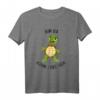Schildkröte Bin da kann losgehen - Lustiges Statement T-Shirt mit Tiermotiv, ideales Geschenk für Freunde, Familie & Tierliebhaber