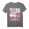 Porzellanhochzeit T-Shirt zum 20. Hochzeitstag - Humorvolles Motiv für Verliebte Paare mit Schafen