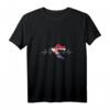Damen Kroatien Herzschlag EKG Kroatische Flagge Kroaten Geschenk T-Shirt mit V-Ausschnitt – Stolz auf kroatische Herkunft & Heimatliebe