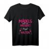 Damen JGA Party Gruppe Motiv T-Shirt - Egal was passiert, Pegel halten, Lustiges Frauen Gruppenshirt für Mädelsabend, Geburtstag & Weihnachten