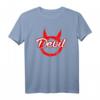 DEVIL TEUFEL Teufelchen mit Symbol und Hörnern T-Shirt – Dunkle Esoterik, Satanic, Tarot & Gothic Mode
