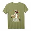 Kinder 4. Geburtstag T-Shirt mit Spruch 'Erst Vier & Schon Pirat' – Lustiges Piratenmotiv für Jungen, Schatzkarte & Piratenschatz, ideales Geschenk für Geburtstag & Piratenparty