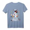 Kinder 4. Geburtstag T-Shirt mit Spruch 'Erst Vier & Schon Pirat' – Lustiges Piratenmotiv für Jungen, Schatzkarte & Piratenschatz, ideales Geschenk für Geburtstag & Piratenparty