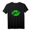 Lippen Kussmund 80er 90er Jahre Motto Party T-Shirt – Lustiges Retro Kostüm & Geschenkidee für Fans der 80er & 90er Jahre
