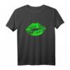 Lippen Kussmund 80er 90er Jahre Motto Party T-Shirt – Lustiges Retro Kostüm & Geschenkidee für Fans der 80er & 90er Jahre