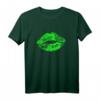 Lippen Kussmund 80er 90er Jahre Motto Party T-Shirt – Lustiges Retro Kostüm & Geschenkidee für Fans der 80er & 90er Jahre