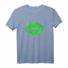 Lippen Kussmund 80er 90er Jahre Motto Party T-Shirt – Lustiges Retro Kostüm & Geschenkidee für Fans der 80er & 90er Jahre