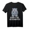 Lustiges Nilpferd Hippo mit Heuschnupfen T-Shirt – Perfektes Geschenk zum Geburtstag, Weihnachten & Ostern für Kinder, Freunde & Tierfans