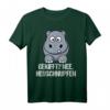 Lustiges Nilpferd Hippo mit Heuschnupfen T-Shirt – Perfektes Geschenk zum Geburtstag, Weihnachten & Ostern für Kinder, Freunde & Tierfans