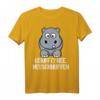 Lustiges Nilpferd Hippo mit Heuschnupfen T-Shirt – Perfektes Geschenk zum Geburtstag, Weihnachten & Ostern für Kinder, Freunde & Tierfans