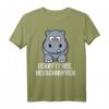 Lustiges Nilpferd Hippo mit Heuschnupfen T-Shirt – Perfektes Geschenk zum Geburtstag, Weihnachten & Ostern für Kinder, Freunde & Tierfans