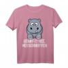 Lustiges Nilpferd Hippo mit Heuschnupfen T-Shirt – Perfektes Geschenk zum Geburtstag, Weihnachten & Ostern für Kinder, Freunde & Tierfans