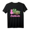 Schlafende Chillkröte Schildkröte mit Kissen T-Shirt – Niedliches Kinder T-Shirt für Schildkrötenliebhaber