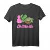 Schlafende Chillkröte Schildkröte mit Kissen T-Shirt – Niedliches Kinder T-Shirt für Schildkrötenliebhaber