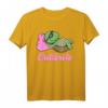 Schlafende Chillkröte Schildkröte mit Kissen T-Shirt – Niedliches Kinder T-Shirt für Schildkrötenliebhaber