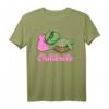 Schlafende Chillkröte Schildkröte mit Kissen T-Shirt – Niedliches Kinder T-Shirt für Schildkrötenliebhaber