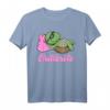 Schlafende Chillkröte Schildkröte mit Kissen T-Shirt – Niedliches Kinder T-Shirt für Schildkrötenliebhaber