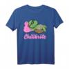 Schlafende Chillkröte Schildkröte mit Kissen T-Shirt – Niedliches Kinder T-Shirt für Schildkrötenliebhaber
