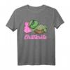 Schlafende Chillkröte Schildkröte mit Kissen T-Shirt – Niedliches Kinder T-Shirt für Schildkrötenliebhaber