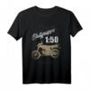 DDR Moped T-Shirt mit Blutgruppe 1:50 Sprit - Nostalgisches Design für Zweitakter-Fans & DDR-Oldtimer-Liebhaber