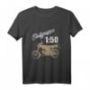 DDR Moped T-Shirt mit Blutgruppe 1:50 Sprit - Nostalgisches Design für Zweitakter-Fans & DDR-Oldtimer-Liebhaber