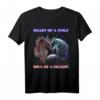 Herz des Wolfs Seele eines Drachen T-Shirt – Romantisches Geschenk für Männer zu Geburtstag, Vatertag, Muttertag & besonderen Anlässen