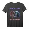 Herz des Wolfs Seele eines Drachen T-Shirt – Romantisches Geschenk für Männer zu Geburtstag, Vatertag, Muttertag & besonderen Anlässen